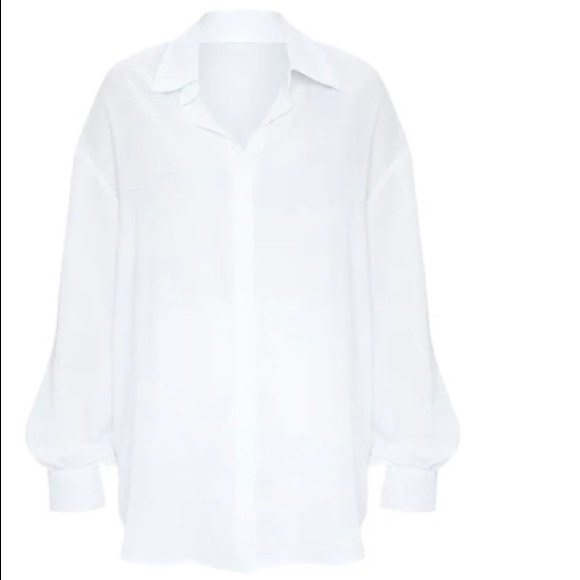 White swim coverup - Picture 3 of 4